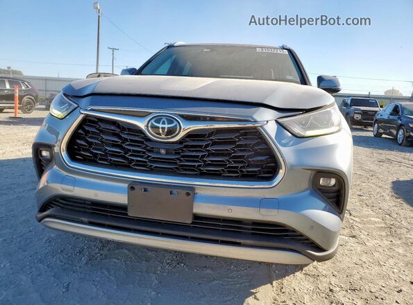 5TDFZRBH8LS050637 2020 TOYOTA HIGHLANDER Silver Vista frontal