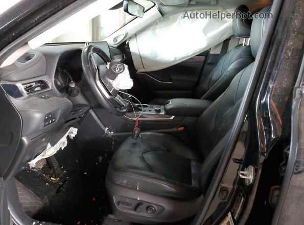 5TDFZRBH8NS209952 2022 TOYOTA HIGHLANDER Black Widok wnętrza z przodu