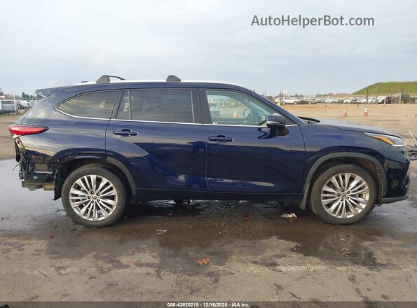 5TDFZRBH8NS228727 2022 TOYOTA HIGHLANDER Dark Blue Панорамний вид салону 360°