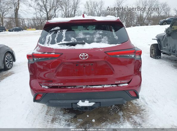 5TDGZRBH1MS144865 2021 TOYOTA LE Red 