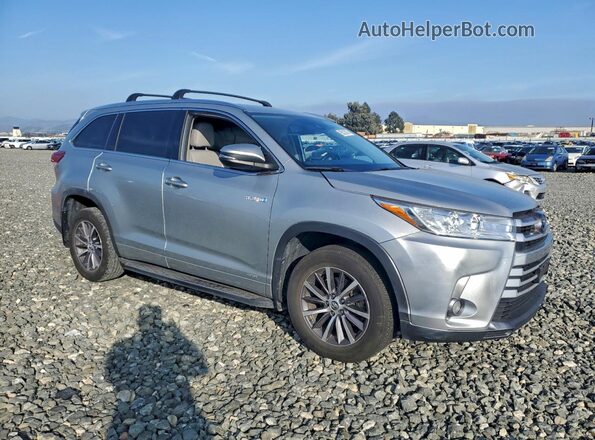 5TDJGRFH5JS038291 2018 TOYOTA HIGHLANDER HYBRID Silver 