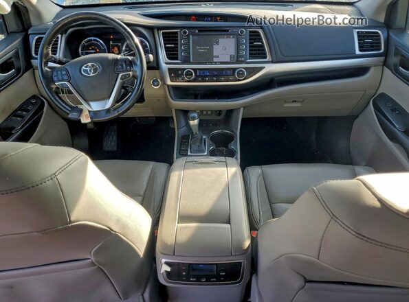 5TDJGRFH5JS038291 2018 TOYOTA HIGHLANDER HYBRID Silver 