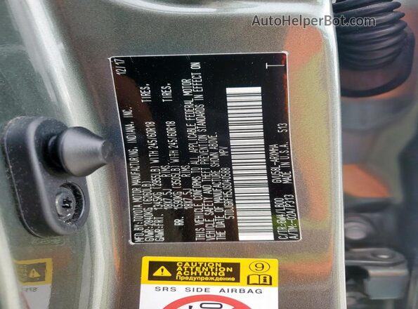 5TDJGRFH5JS040588 2018 TOYOTA HIGHLANDER HYBRID Green 