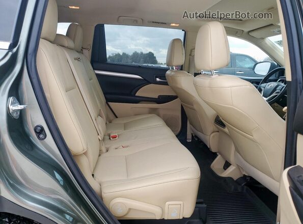 5TDJGRFH5JS040588 2018 TOYOTA HIGHLANDER HYBRID Green 