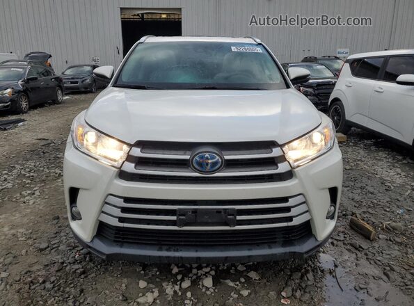 5TDJGRFHXJS049920 2018 TOYOTA HIGHLANDER HYBRID Белый 