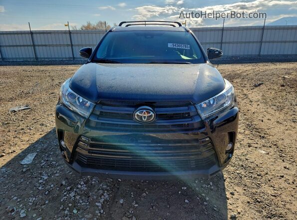 5TDJZRFH0JS545691 2018 TOYOTA HIGHLANDER Black 