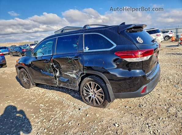 5TDJZRFH0JS545691 2018 TOYOTA HIGHLANDER Black 