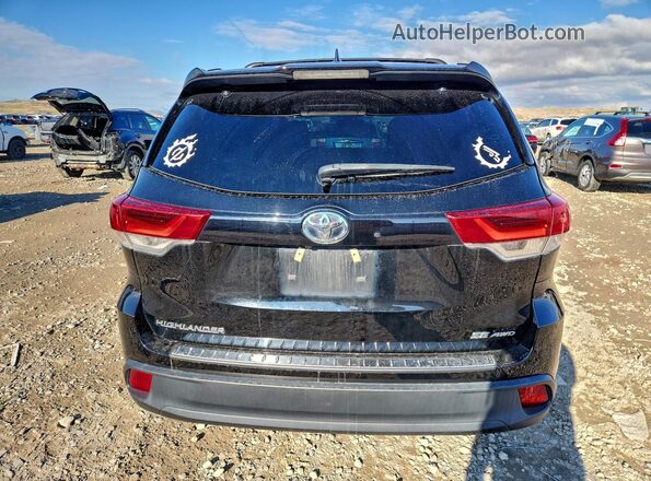 5TDJZRFH0JS545691 2018 TOYOTA HIGHLANDER Black 