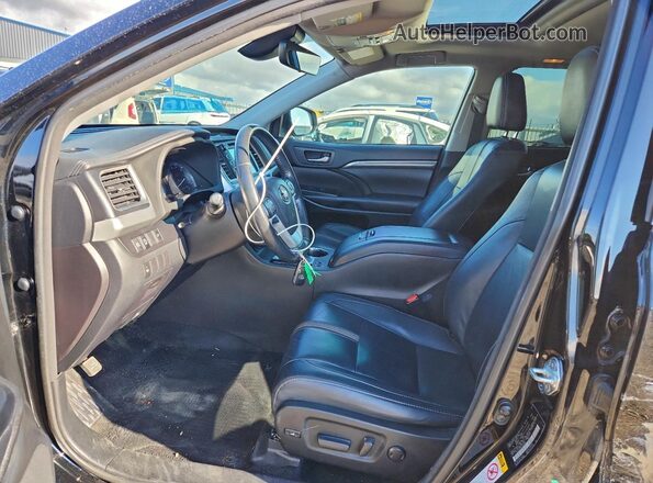 5TDJZRFH0JS545691 2018 TOYOTA HIGHLANDER Black 