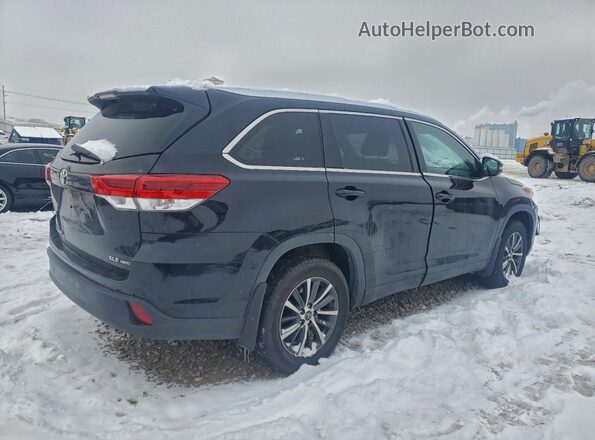 5TDJZRFH4JS529123 2018 TOYOTA HIGHLANDER Black 