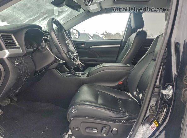 5TDJZRFH4JS529123 2018 TOYOTA HIGHLANDER Black 