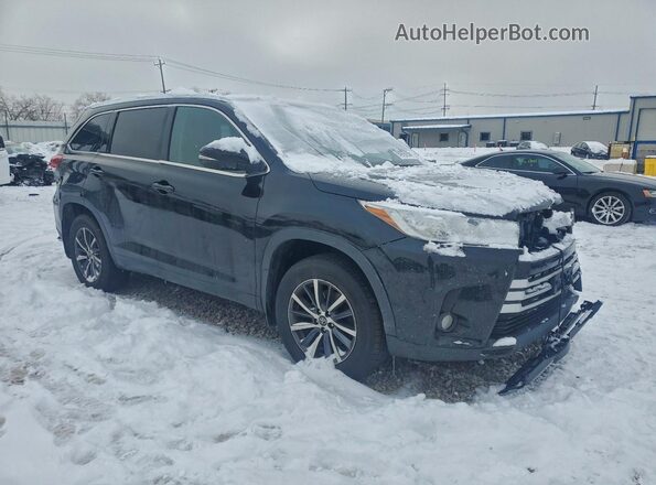 5TDJZRFH4JS529123 2018 TOYOTA HIGHLANDER Black 