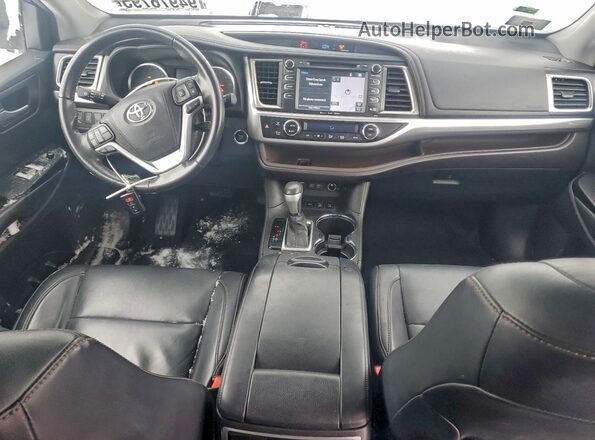 5TDJZRFH4JS529123 2018 TOYOTA HIGHLANDER Black 
