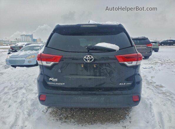 5TDJZRFH4JS529123 2018 TOYOTA HIGHLANDER Black 
