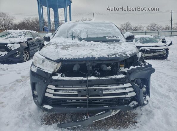 5TDJZRFH4JS529123 2018 TOYOTA HIGHLANDER Black 