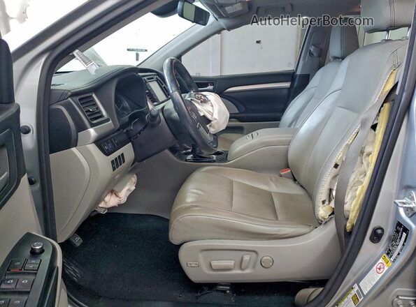 5TDJZRFH4JS809401 2018 TOYOTA HIGHLANDER Серебряный 