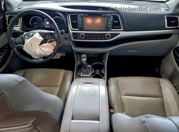 5TDJZRFH4JS809401 2018 TOYOTA HIGHLANDER Серебряный 