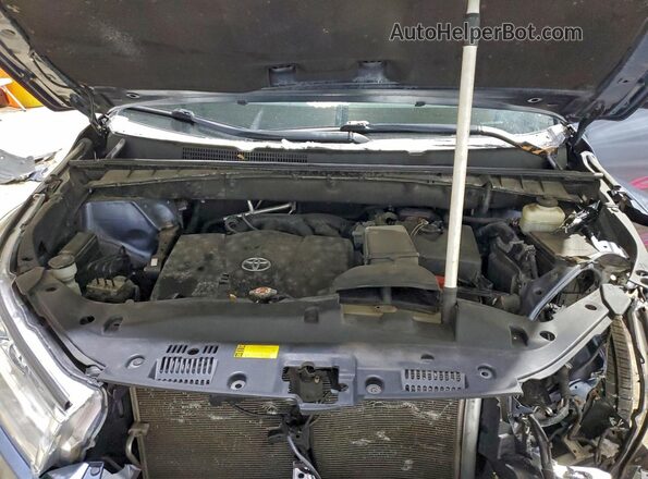 5TDJZRFH4JS880789 2018 TOYOTA HIGHLANDER Gray 