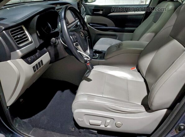 5TDJZRFH4JS880789 2018 TOYOTA HIGHLANDER Gray 