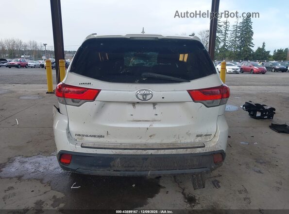 5TDJZRFH9JS485720 2018 TOYOTA HIGHLANDER White 