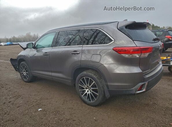 5TDJZRFHXJS536349 2018 TOYOTA HIGHLANDER Gray 