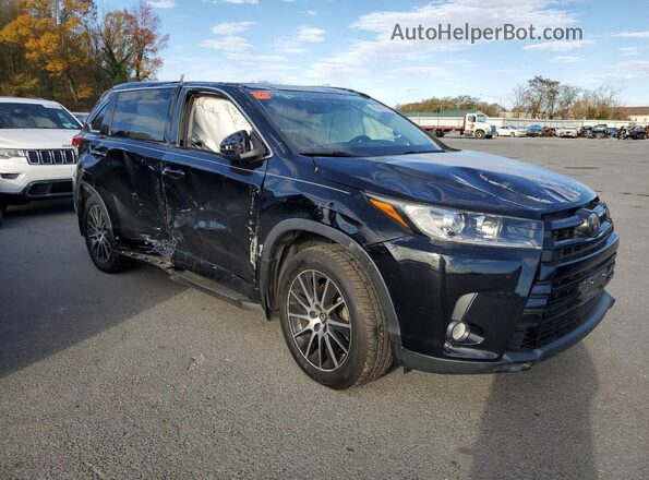 5TDJZRFHXJS899217 2018 TOYOTA HIGHLANDER Черный 