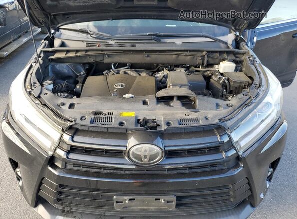 5TDJZRFHXJS899217 2018 TOYOTA HIGHLANDER Черный 