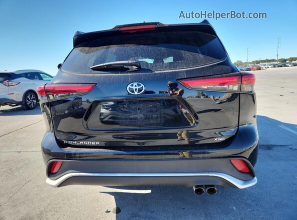 5TDKDRAH4PS511126 2023 TOYOTA HIGHLANDER Black Widok z tyłu