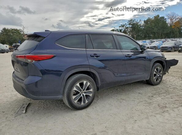 5TDKDRAHXPS043774 2023 TOYOTA HIGHLANDER Blue უკანა მარჯვენა