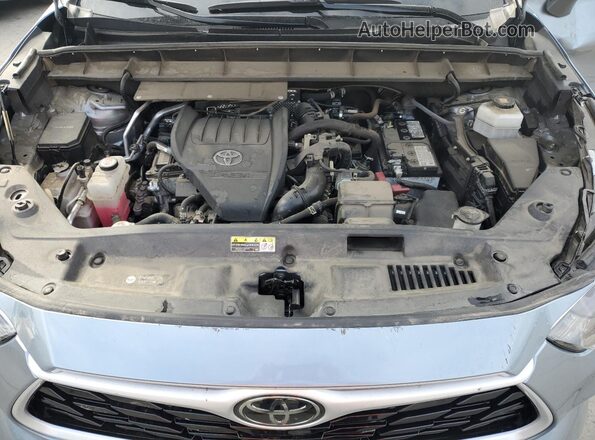 5TDKDRBH0PS505810 2023 TOYOTA HIGHLANDER Blue Вид підкапотного простору
