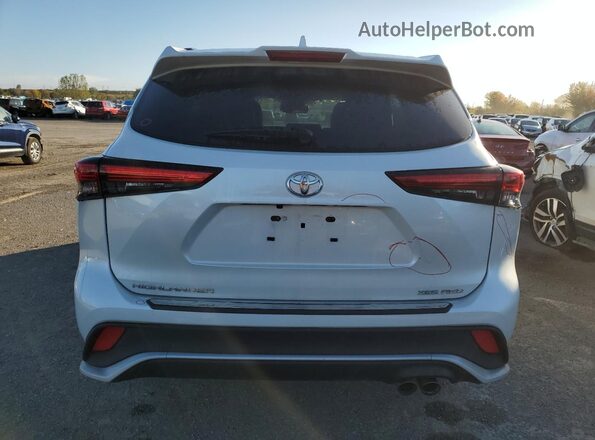 5TDKDRBH1PS010838 2023 TOYOTA HIGHLANDER White Vista trasera