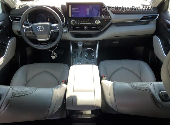 5TDKDRBH9PS014541 2023 TOYOTA HIGHLANDER White წინა პანელის ხედი