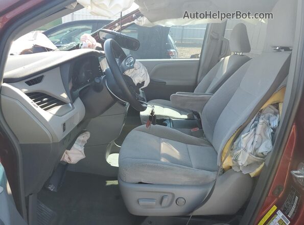 5TDKK3DC4GS706050 2016 TOYOTA LE Red Front interior view