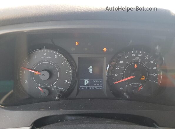 5TDKK3DC4GS706050 2016 TOYOTA LE Red Instrument cluster view