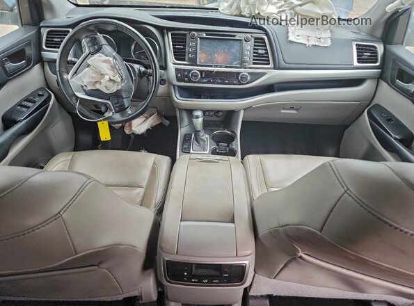 5TDKZRFHXJS247623 2018 TOYOTA HIGHLANDER Blue 