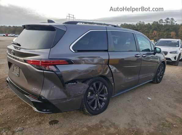 5TDXRKEC5MS048860 2021 TOYOTA SIENNA Gray Tył prawy