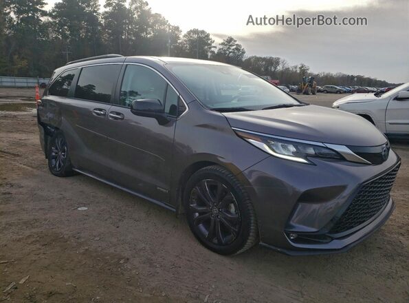 5TDXRKEC5MS048860 2021 TOYOTA SIENNA Gray Przód prawy
