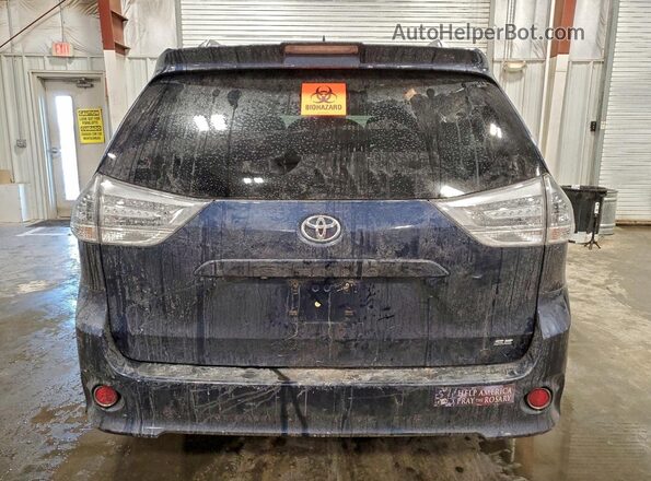 5TDXZ3DC2LS025414 2020 TOYOTA SIENNA Blue Rear view
