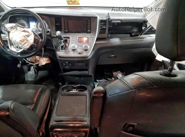 5TDXZ3DC2LS025414 2020 TOYOTA SIENNA Blue Dashboard view