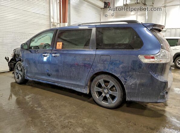 5TDXZ3DC2LS025414 2020 TOYOTA SIENNA Blue Rear left