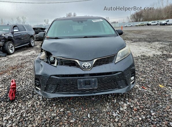 5TDXZ3DC9JS907113 2018 TOYOTA SIENNA Gray 