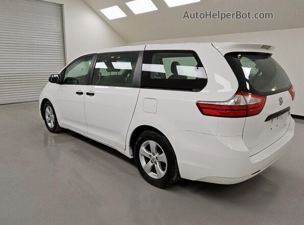 5TDZK3DC5GS700871 2016 TOYOTA SIENNA White უკანა მარცხენა