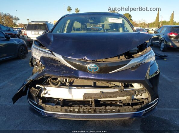 5TDZSKFC7PS103549 2023 TOYOTA LIMITED Dark Blue Вид панелі приладів