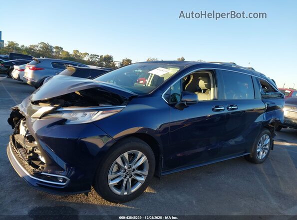 5TDZSKFC7PS103549 2023 TOYOTA LIMITED Dark Blue Вид задньої частини салону