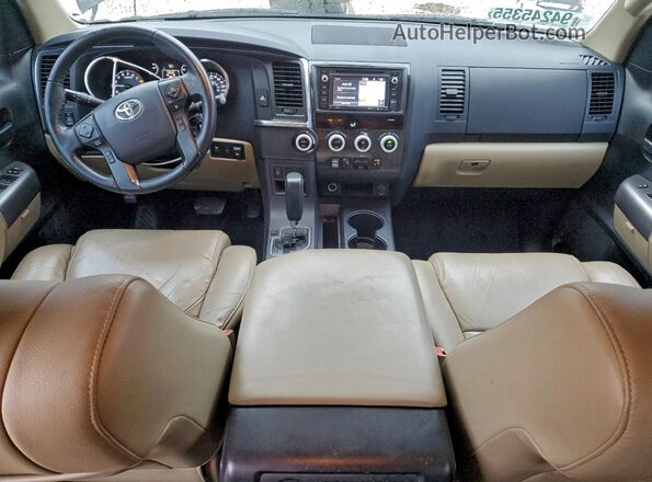 5TDZY5G15JS070300 2018 TOYOTA SEQUOIA Черный Вид панели приборов