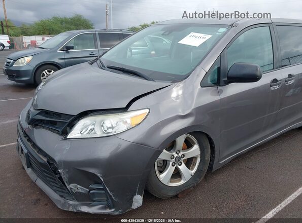 5TDZZ3DC0LS056010 2020 TOYOTA SIENNA Gray Vista frontal