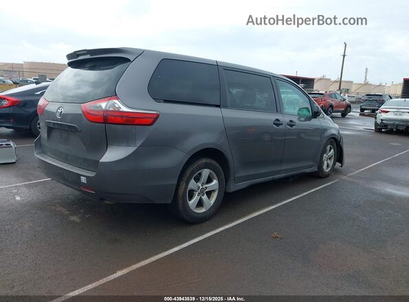 5TDZZ3DC0LS056010 2020 TOYOTA SIENNA Gray Trasero derecho