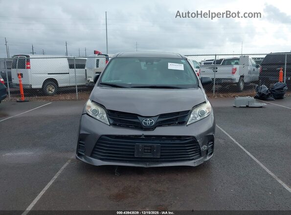 5TDZZ3DC0LS056010 2020 TOYOTA SIENNA Gray Vista interior trasera