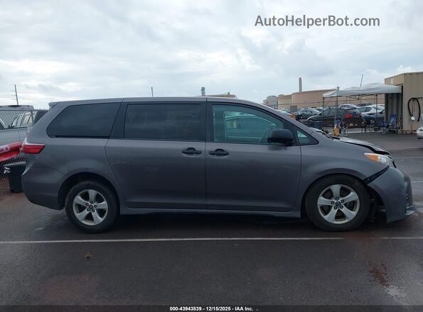 5TDZZ3DC0LS056010 2020 TOYOTA SIENNA Gray Vista interior de 360 grados