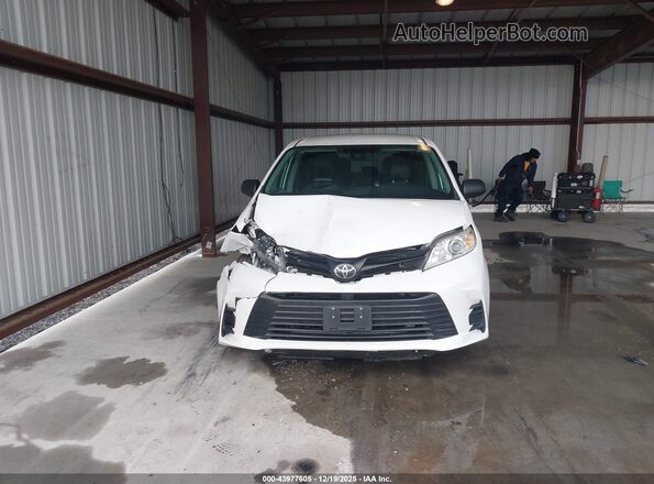 5TDZZ3DC1LS032881 2020 TOYOTA SIENNA White Սարքավորումների վահանակի տեսք